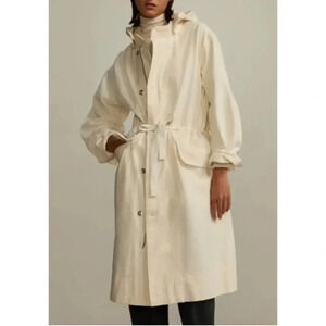 Everlane organic cotton canvas trench coat